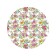Pareo and beach rug "Sea of ​​flowers", d = 150 cm