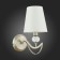Wall lamp EVOLUCE. Sle111201-01. Bergamo. 1x40 W, E14, 15x29.5 cm, Nickel color, transparent
