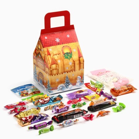 Sweet children's New Year's gift "Castle", sweets 1000 g-2