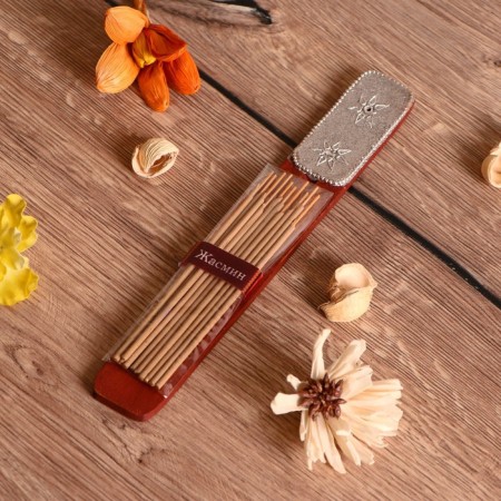 Karma 10 sticks with a wooden stand jasmine-1