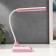 Table lamp 16291/1PK 16xLED 2W 2 USB AKB modes Pink 9x12x46 cm Risalux