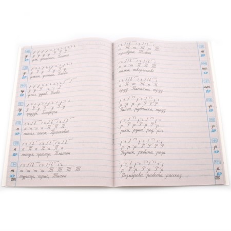 Emergency school for elementary school. 2-3 grades. Calligraphy. The transition from a narrow line to a wide. Pisorova O.V.-2