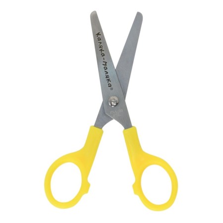 Baby scissors 11.5 cm "Kalyak-Malyak", classic, with rounded blades-1