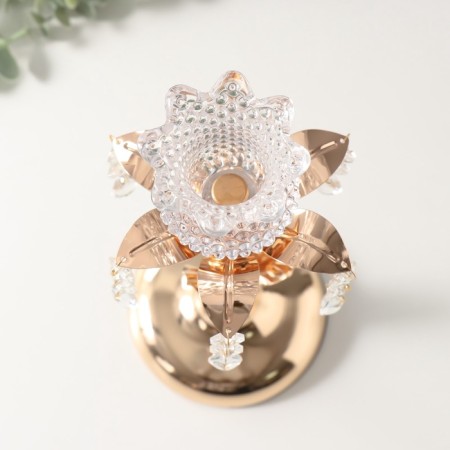Climber Metal "Blocked Flower" d = 3 cm cm 11x11x30 cm-3