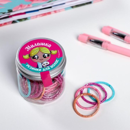 Hair gum "Claire", mix, 30 pcs-1