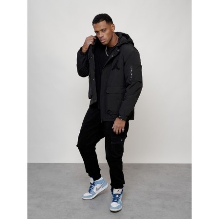 Sports male jacket, size 58, black color-13