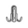 Hook- hanger No. 8, two-rod, color chromium