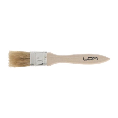 Brush flat scrap, natural bristles, wooden handle, 3/4 ", 20 mm-3