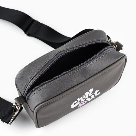 Children's bag Chill Out, artificial leather, gray color 18x6x11 cm-5
