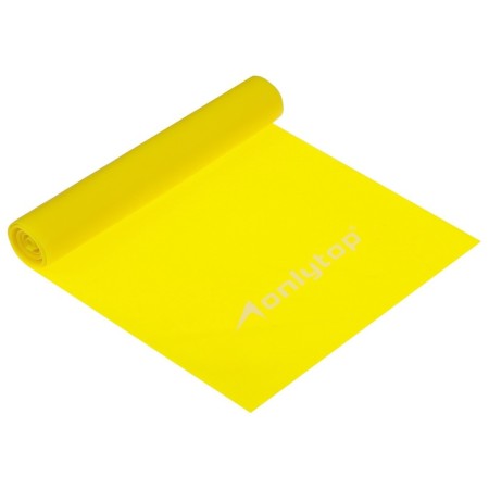 Эспандер ленточный для фитнеса ONLYTOP, 150х15х0,04 см, 10 кг, цвета МИКС-23