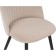 GABI Metal Metal Metal Carcass/velor, black/beige 49x53x79 cm
