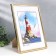 Photo frame plastic "Palette" 21x30 cm, gold, with a leg