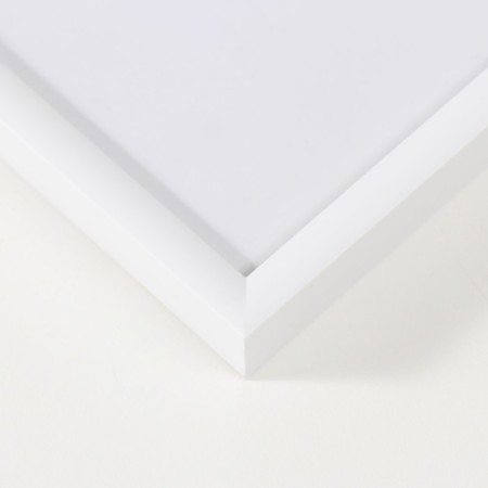 Photo frame plastic LIDA 30x30 cm white (plastic screen)-2