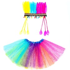Carnival set, 2 items: skirt, bandage