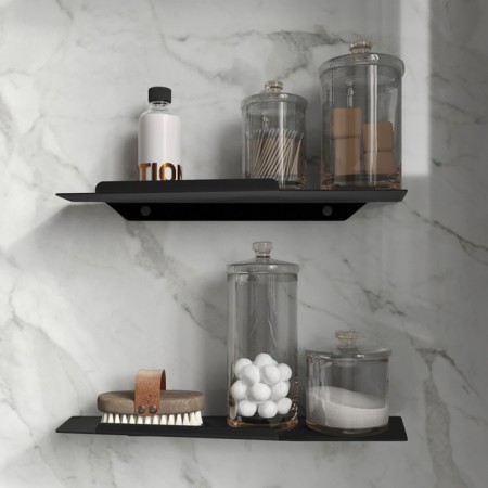 Shelf IDDIS Slide Slibs00i44, 400x112x37 mm, black, stainless steel-8