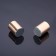 Magnetic lock castle, l = 20 mm, d (internal) = 8 mm, (set of 3 pcs.), Color gold
