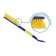 Snow brush with a removable scraper of Goodyear WB-09, 63 cm
