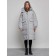 Coat insulated winter female, size 52, color gray