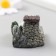 Figure for Florarium Polystone "Duck at the Fountain" 4x4x4 cm