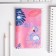 Flamingo set: 40l diary, passport cover