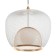 Bayerlux lamp "Maura" E27 40W white-gold 40x40x32-132cm