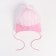 Children's hat, pink color, size 40-42