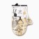 Mittens-Poskatka "New Year deer" 20x28cm, sarzha, 100% x/l, Vatin 250g/m2