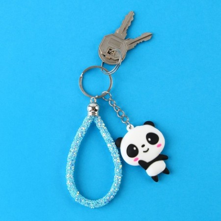 Panda key a keychain, 12 x 3.5 cm-1