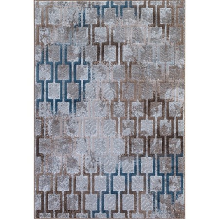 Rectangular carpet Matrix D591, size 160 x 230 cm, color Cream-Blue