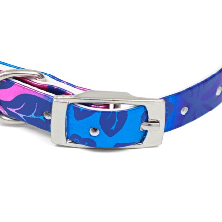 Collar "radiance" with a bell, 29 x 1 cm, Osh 20-25, blue-2