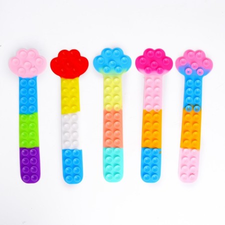 Developing toy "foot" with suction cups, mix-2