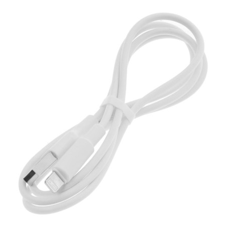 Hoco X25, Lightning cable - USB, 2 A, 1 m, PVC braid, white-2
