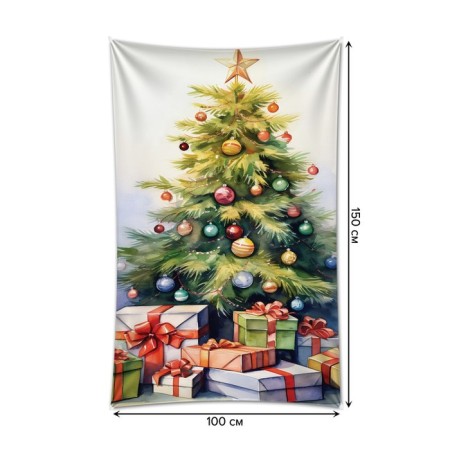 Decorative panel with photo printing "Fairytale holiday", vertical, size 100x150 cm-1