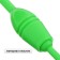 Bulas for rhythmic gymnastics inserted Grace Dance, 35 cm, green color