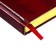 Dated diary of 2025, A5, 168 sheets in the ruler, leatherette "Nebraska", gold cut, burgundy