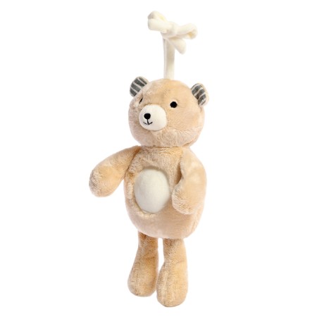 Musical toy "fall asleep", sound, light, beige color-1