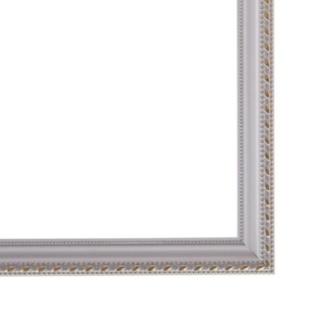 Frame for paintings (mirrors) 30 x 40 x 2.6 cm, plastic, calligrata 6429, white and gold-2