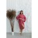 Frequency bathrobe, size 46, raspberry color