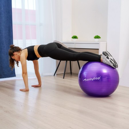 Fitball Onlytop, D = 65 cm, 800 g, Mix color-7