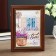 Key "window with lavender" 15x21 cm nut