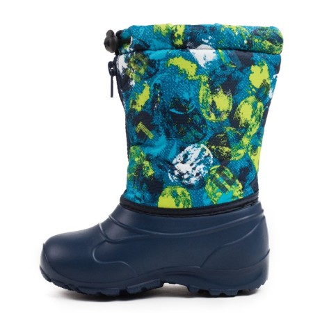 Winter boots from an EVA with a combined top (Blue, 33-34)-1