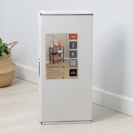 Toronto 23 rack, 67 × 30 × 81.5 cm, black color-4