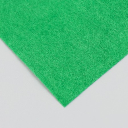 Soft 1 mm felt in the rolon "Forest green" 50x70 cm-1