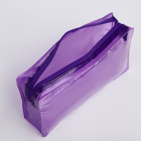 Lightning cosmetic bag, purple color-2