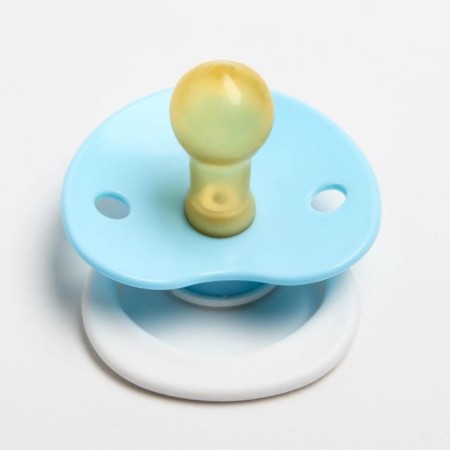 Latex-Latex “Luchik” nipple with a ring, from 0 months., Mix color-3
