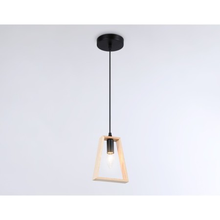 Lighting Lamp in the style of Ambrella Light, Loft, TR80497, 1HE14, Black Color, Light Wood-3