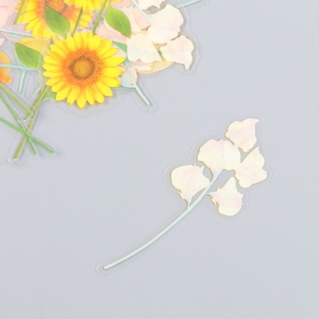 Set of stickers "Flowers. Sunny yellow" 30 pcs 8.5x11 cm-2