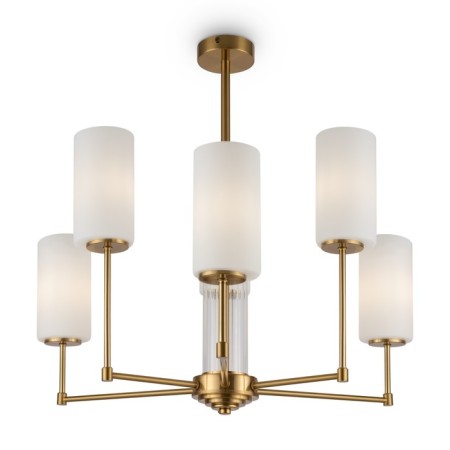 Chandelier 60W, 6he14, 61.3x60 cm, brass