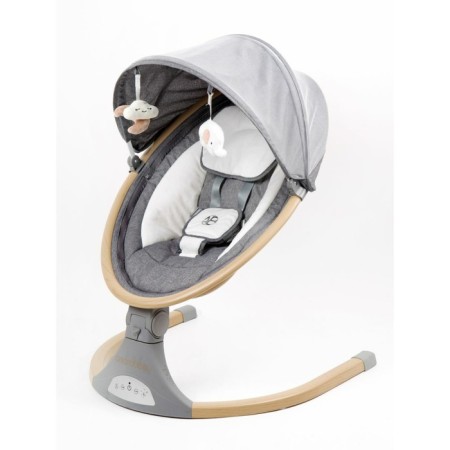 Электрокачели детские AmaroBaby Ergo Swing, цвет серый-9