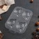 Form for chocolate and sweets "4 races", the color is transparent